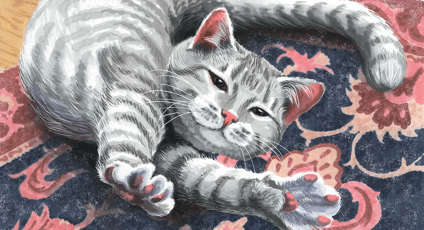 Кошачья азбука — иллюстрация 6