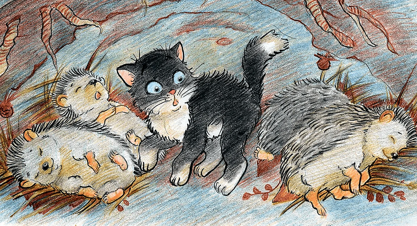 Непослушный котёнок — иллюстрация 4