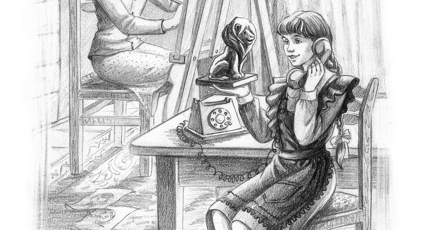 Иллюстрация из книги «Безумная Евдокия. Шаги»