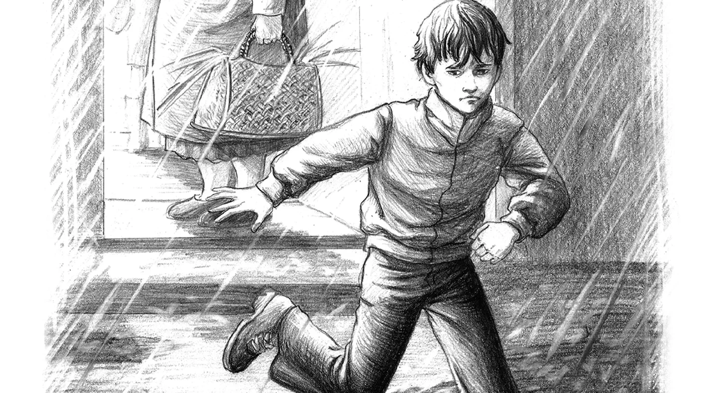 Иллюстрация из книги «Звёзды под дождём»