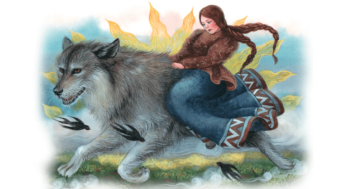 Иллюстрация из книги «Сказки бабушки Корольковой»