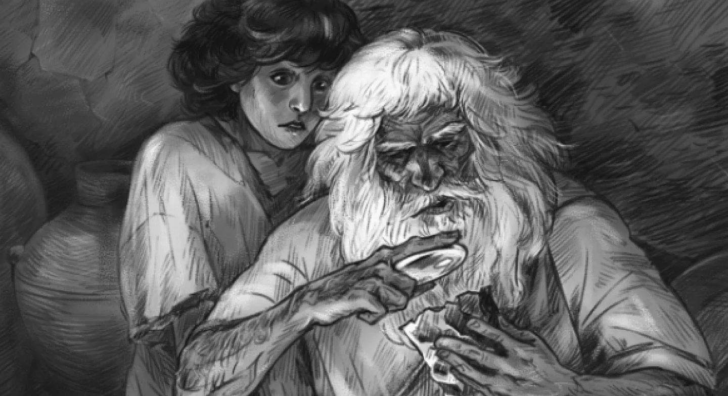 Иллюстрация из книги «Финикийский корабль»