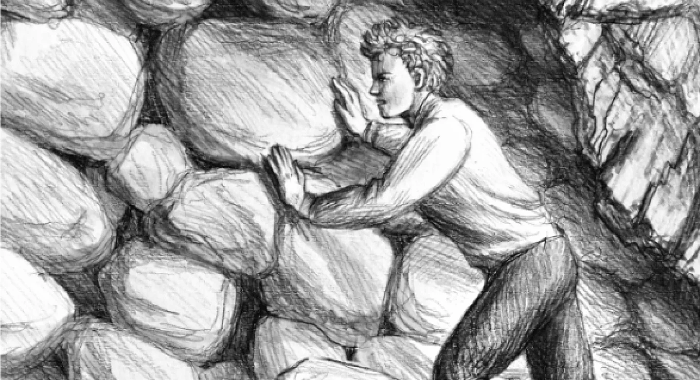 Иллюстрация из книги «Тайна реки Злых Духов»