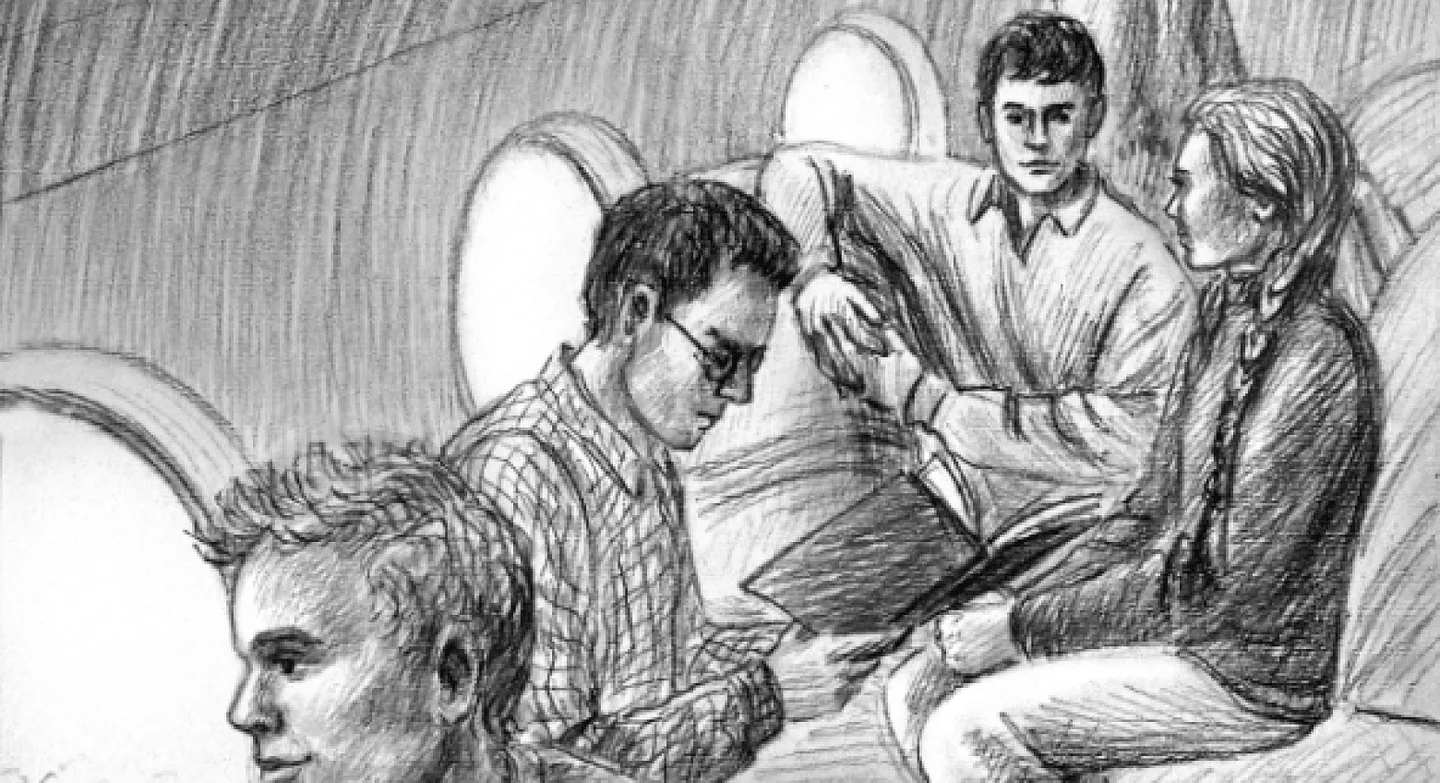 Иллюстрация из книги «Тайна реки Злых Духов»