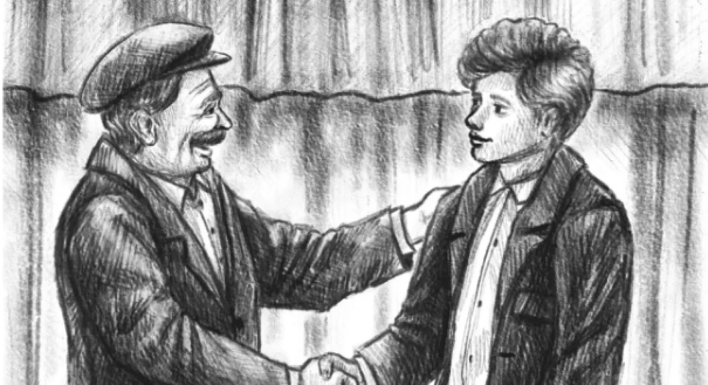 Иллюстрация из книги «Путь к перевалу»