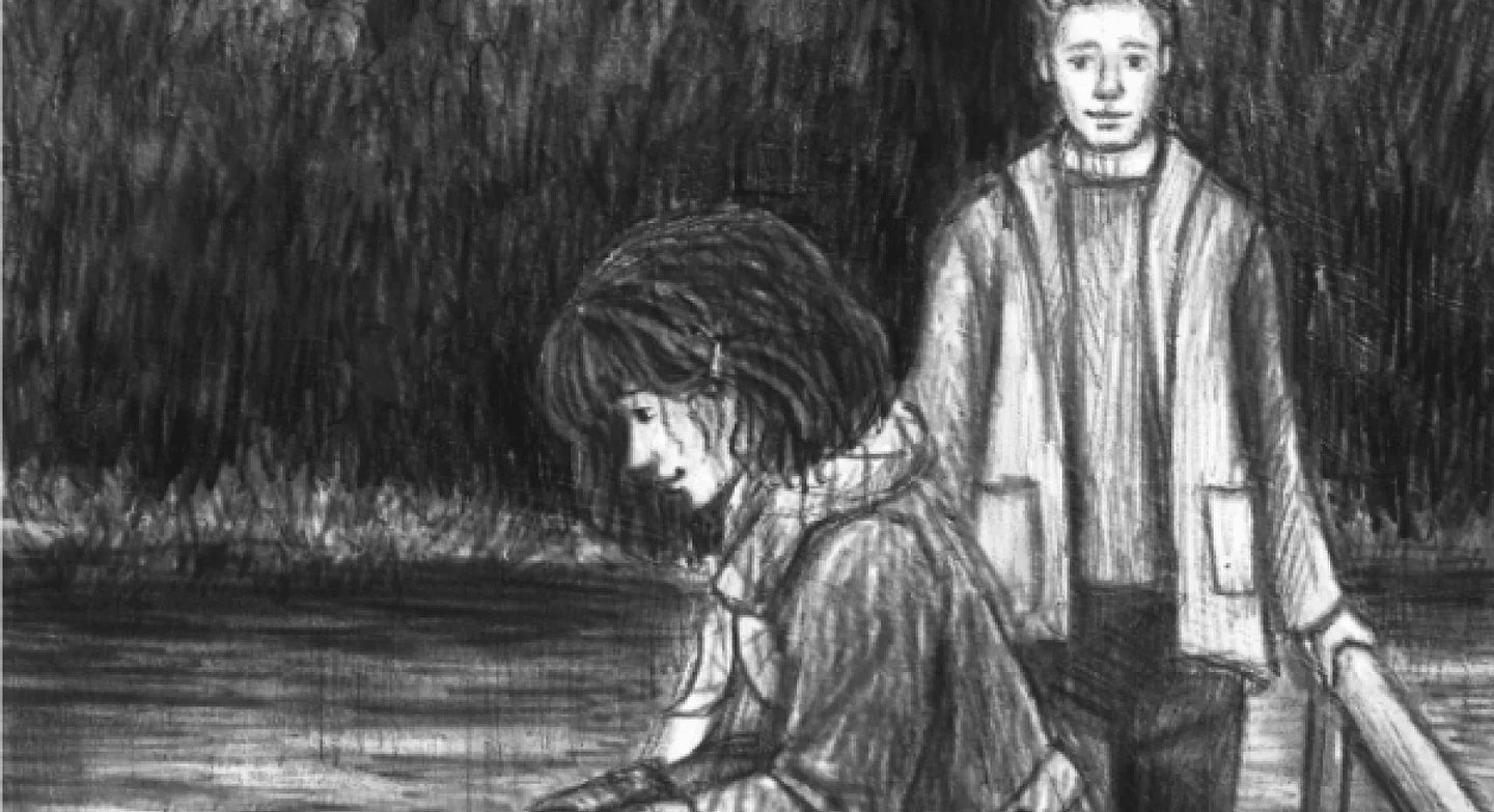 Иллюстрация из книги «Путь к перевалу»