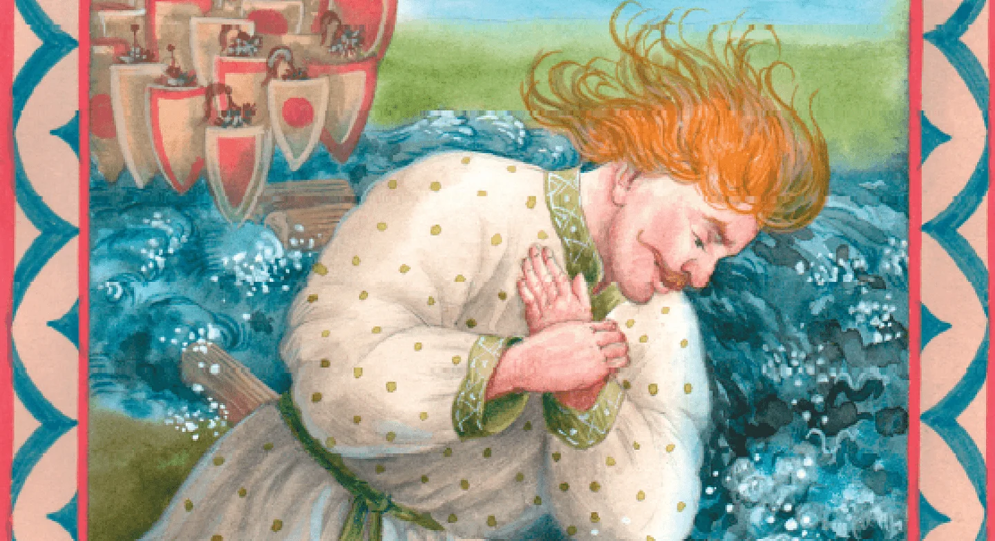 Иллюстрация из книги «Былины, басни и сказки»